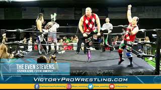 157 Match 4   VPW Tag Team Championships Shook Crew vs Even Stevens