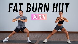 30 MIN FULL BODY CARDIO HIIT Workout For Fat Burn At Home (No Equipment)