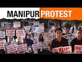 Manipur: Peaceful protest at Jantar Mantar in Delhi to protect territorial integrity of state