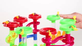 Gifts2U Marble Run Toy,168Pcs Educational Construction Maze Block Toy Set