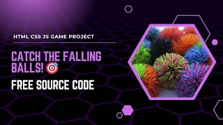Build a Fun Falling Balls Game with HTML, CSS & JavaScript 🎮 | Full Tutorial #gamedev #JavaScript