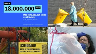 18 millones de infectados en el mundo por covid-19, que deja 200.000 muertos en Latinoamérica | AFP