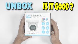 Amcrest 5MP AI Turret IP PoE Camera Unboxing. [IP5M-T1277EW-AI] See the details...