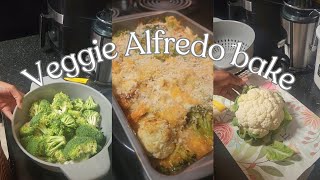 Healthier alternative to traditional Alfredo| Make dinner with me #intermittentfasting #weightloss