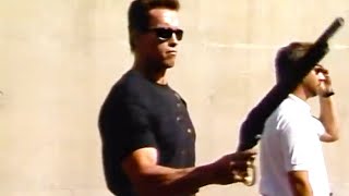 TERMINATOR 2 Behind the Scenes Weapons Training (1991) Sci Fi