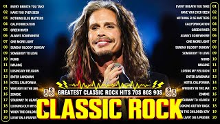 Top 100 Best Classic Rock Songs Of All Time 🔥 Queen, Nirvana, Scorpions, Aerosmith, ACDC, Bon Jovi