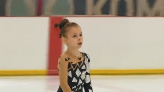 Elena Karpova(2009), SP, 2018.10.24 Competition for the prize of ЦФМ