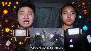 3 ต่อ 3 ดวลตัวต่อตัวไททันของก๊อปสู้กับไททันของแท้ Skibidi Toilet (BATTLES)