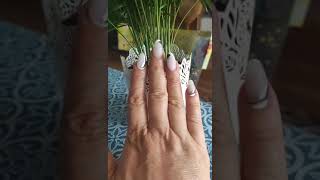 ongles nude nail art \