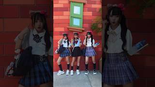 中学生モデル3人で制服ユニバ🌎🎀