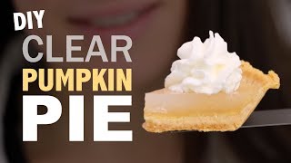 DIY CLEAR PUMPKIN PIE
