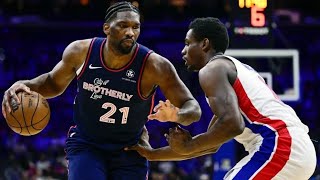 Detroit Pistons vs Philadelphia 76ers -  Game Highlights | April 9, 2023-24 NBA