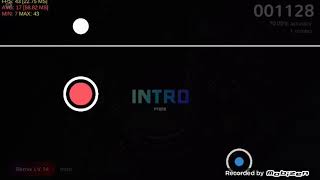 Cytoid | intro 70.61% accuracy | level 14