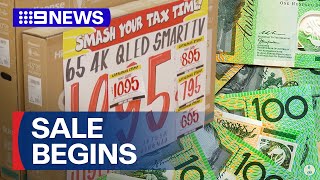 End-of-financial-year sales start early | 9 News Australia