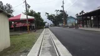 宜蘭 羅東森林鐵路 天送埤車站 鐵道公園 軌道線路  非線穩定效果  順行 路程景