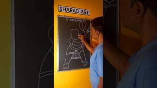 A = hanuman ji drawing🙏🙏 #drawing #art #shorts #shortvideo #hanuman