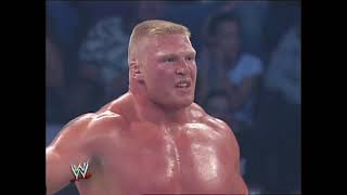 Kurt Angle And Brock Lesnar Vs Big Show And A-train  Smackdown July 31 2003