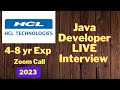 HCL java developer lead interview questions and answers, spring boot, microservices, database