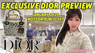 DIOR 2025 Exclusive Preview: Unreleased DIOR \u0026 Lady Dior Handbags \u0026 RTW for VIP Clients!