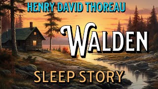 Walden Part 2/2 Full Audiobook Dark Screen Calm Sleep Story Classic Bedtime Henry David Thoreau