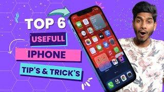 Top 6 iPhone Tip's & Trick's  2022⚡️Top iOS 16 Features in Hindi⚡️