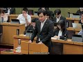 枚方市議会　令和6年9月定例月議会（第5日）志甫直哉議員