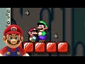 兄弟で協力してオンオフボタンをクリアする🔴🟢 スイッチステーション マリオメーカー2【アナケナ】super mario maker 2