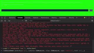 Debugging “Ghost” CSS in the browser using the CSSOM