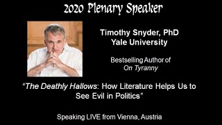 Harry Potter Conference 2020 Plenary Speaker: Timothy Snyder