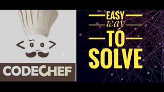 right there - Problem solution - code chef (python)