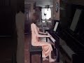 历经磨难真情在 愿天长地久不分开 hot girl play piano 梁祝 美女 钢琴 演奏 piano 黑丝