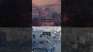 Los Angeles Fires Vs Palestine Genocide Fires #shorts #muslim #islam #islamicvideo #islamicreminders