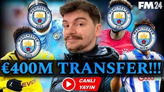 M.City Kariyeri 400M£ Transfer ile Başlıyoruz FM2024