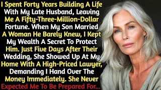 When My Son Got Married, I Stayed Silent About the $53 Million I Inherited from My Late Husband