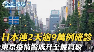 【全球現場】日本連2天逾9萬例確診 東京疫情警戒升至最高級｜南韓首見BA.2.75新變種 \