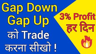 #16पूरी जानकारी | Gaps Types Trade Gap Up \u0026 Down | Mistakes in Gap Trading | #fno #optionstrading