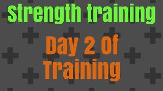 The second day Of Training