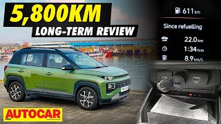 Hyundai Exter - 5,800km Long Term Review | Fuel efficiency, likes, dislikes, features |Autocar India