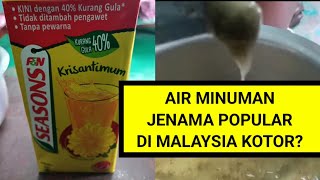 AIR MINUMAN JENAMA POPULAR DI MALAYSIA KOTOR?