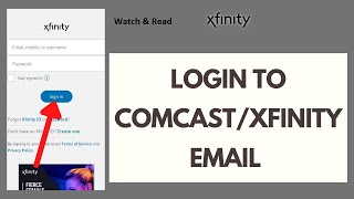 Comcast Email Login: How to Sign In & Reset Your Password | Step by Step Learning | The Blog Article