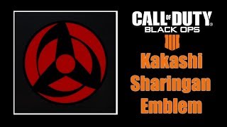 Call of Duty Black Ops 4 Kakashi Sharingan Emblem