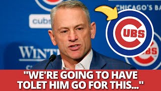 CUBS MAKE UNEXPECTED MOVE AND SAY GOODBYE TO HIM! WHAT HAPPENED IS UNBELIEVABLE! CUBS NEWS