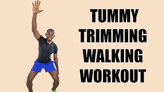 Best TUMMY TRIMMING Walking Workout at Home/ 30 Minute Indoor Walking