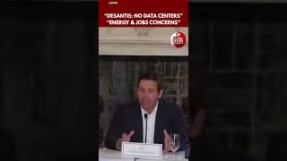 DeSantis Pushes Back on Data Centers, Citing Energy Costs and Limited Job Creation