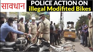 Savdhaan - Police Action on illegal Modified Bikes \u0026 Scooters - All Details