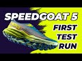 Speedgoat 5 Testrun #shorts #speedgoat5 #hokaspeedgoat #runningmotivation #motivation