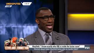 UNDISPUTED on FS1 | Skip Bayless: Worried about Baker Mayfield being able to handle Odell?