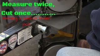 Weld on trailer jack