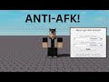 Roblox working Anti-Afk 