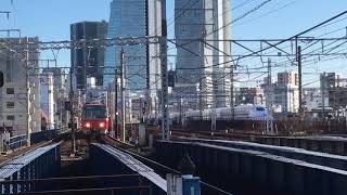 ［幕車の更新車‼️］名鉄3500系更新車 3511f(準急佐屋行き）栄生駅  到着‼️